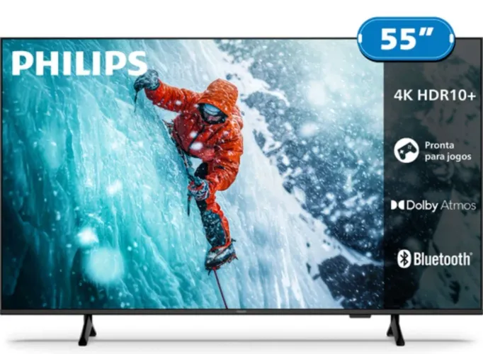SMART TV 55 POLEGADAS 4K PHILIPS