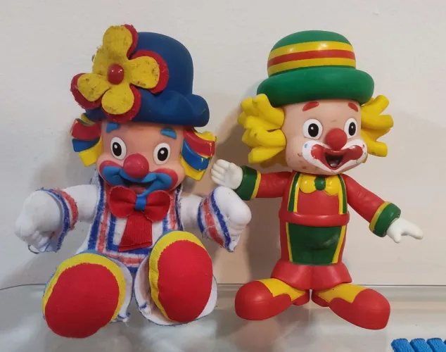 Bonecos palhaços Patati Patatá