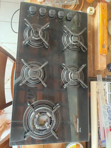 Fogão de mesa 5 bocas Brastemp