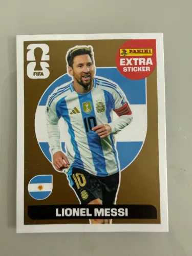 Figurinha Copa 2026, Messi Legend Ouro
