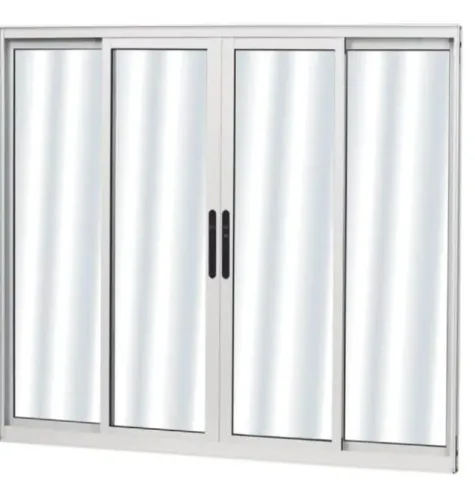 Janela NOVA de correr MGM soft 4 folhas vidro liso 100x120CM Branca