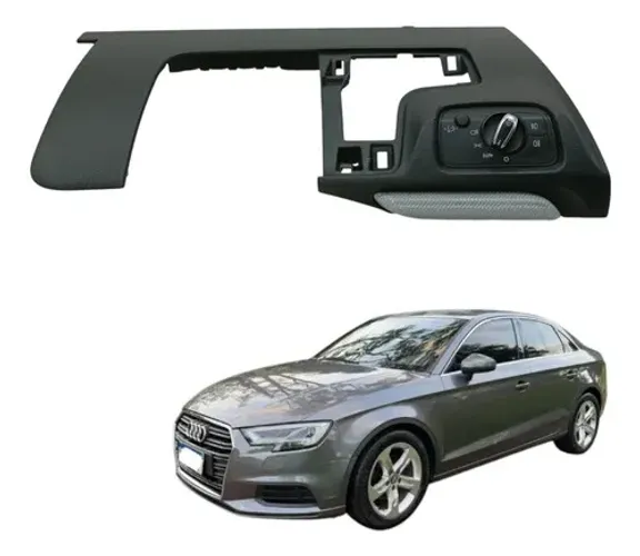 Moldura Painel Inferior Esquerdo Audi A3 2014 2015 2016 Preto