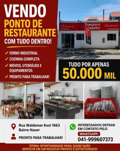 Restaurante a venda