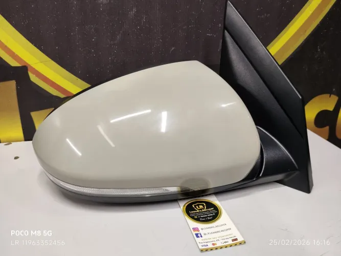 Retrovisor Direito Hyundai New Tucson C/Pisca (8 Fios) 2017 2018 2019 2020 2021 Novo Origi