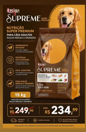 Ração Quatree Supreme 