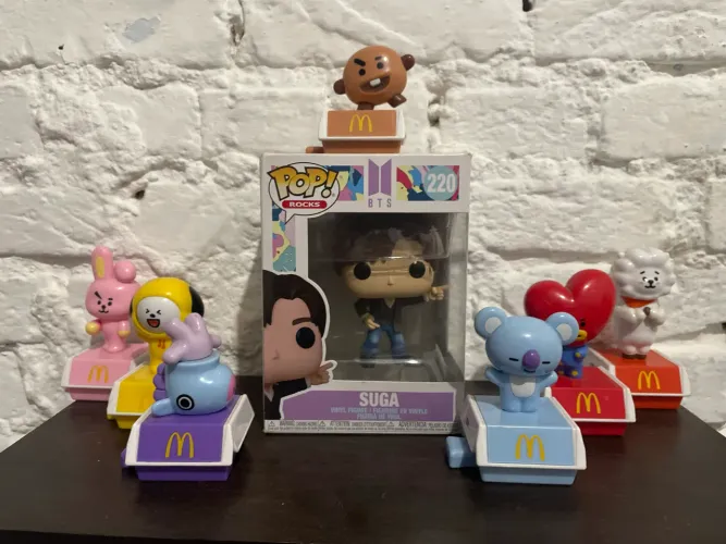 BTS colecionáveis 