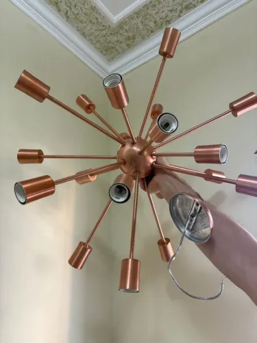 Lustre átomo cor cobre