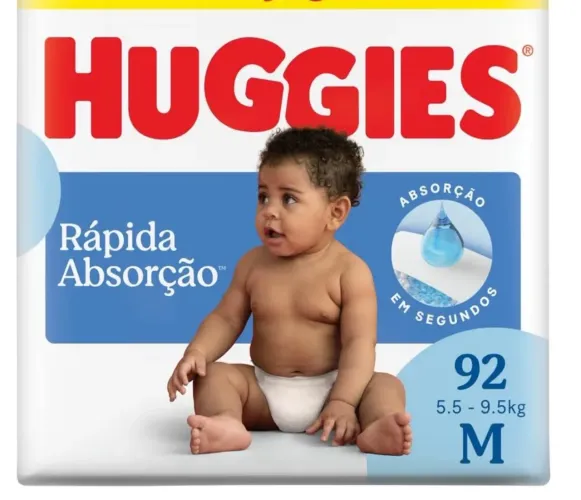 Fraldas descartáveis 