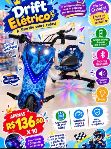 Drift elétrico kids