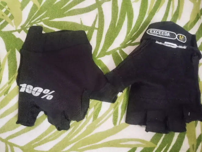 Luva dedo curto gel ciclismo 