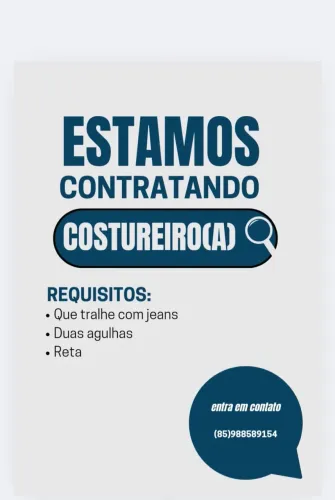 Reta e duas agulhas 