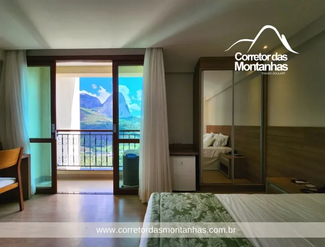 Pedra Azul Flat 29m² Mobiliado no Condomínio Vista Azul com Vista e Estrutura Completa D