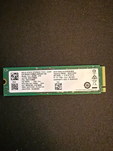 SSD NVMe M.2 256GB PCIe 4.0