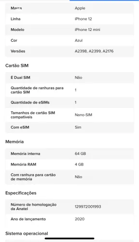 Vendo iPhone 12 64g
