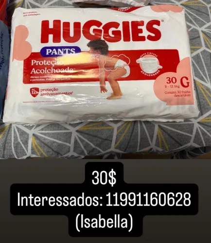 Fralda Huggies G