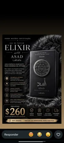 Perfume Árabe Asad Lataffa Elixir