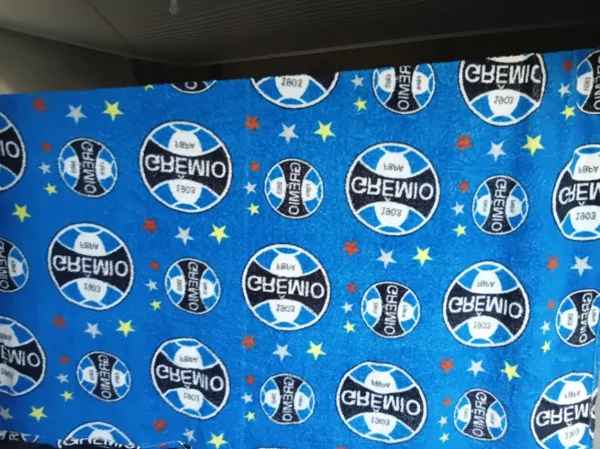 Manta com estampa do grêmio