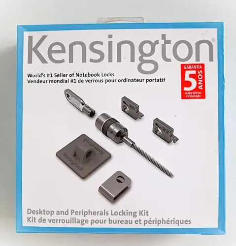  Cabo De Segurança Para Notebook  Kensington  2,4m  Com Chave