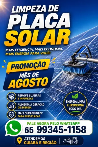 Limpeza De Placa Solar