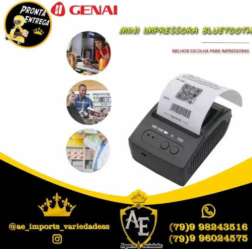 Impressora térmica bluetooth 58mm