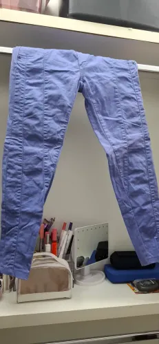 calça jeans blue steel azul