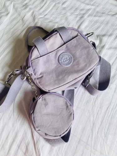 Bolsa roxa clara