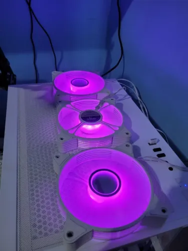 Fans Aigo AR12 Pro 120mm, ARGB - Branca