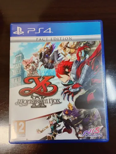 Ys IX Monstrum Nox Pacto Edition PS4 mídia física seminova