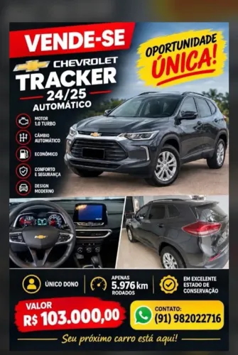 Chevrolet Tracker 1.0 Turbo 12V Flex Aut. (pcd) 2025