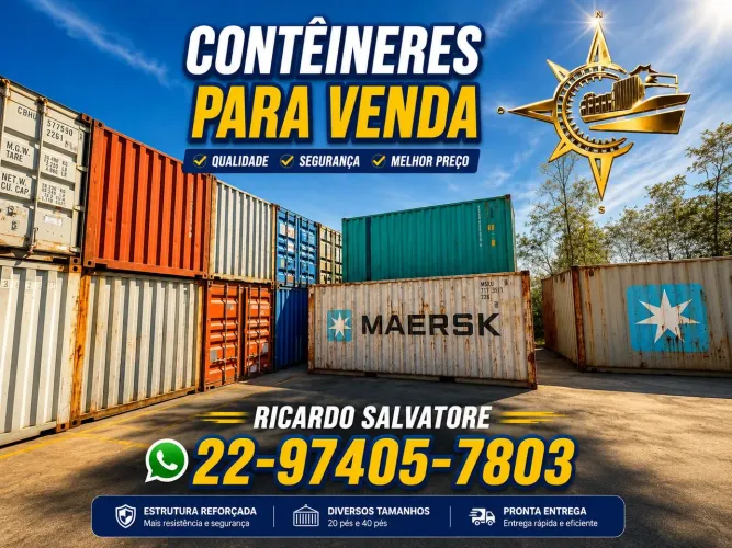CONTÊINERES MARÍTIMOS
