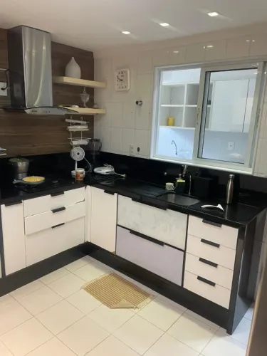 PIA DE COZINHA EM MÁRMORE PRETO SÃO GABRIEL - R$ 650!