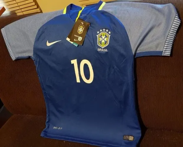 uniforme conjunto completo seleção brasileira Home Away 2016 Comemorativa