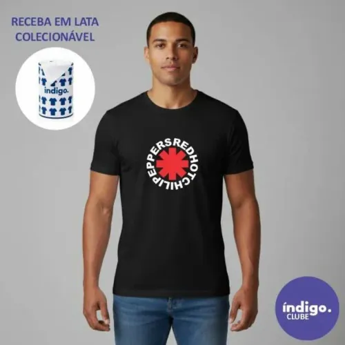 CAMISA ESTAMPA RED HOT CHILI PEPPERS