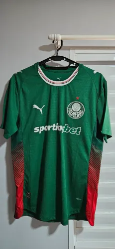 Camisa Palmeiras 2026 1 verde modelo jogador GG