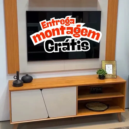 Rack com painel 