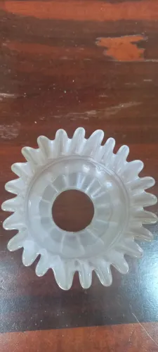 Vidro de iluminaria antiga