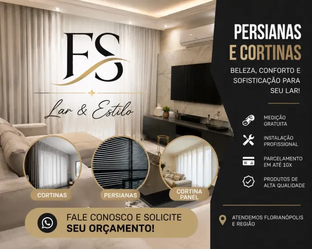 Cortinas, Persiana e Toldos