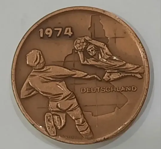 Medalha Copa do Mundo Alemanha 1974 Rara