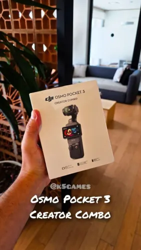 DJI Osmo Pocket 3 Creator Combo - Lacrado - COMPRE COM SEGURANÇA ABC SP 
