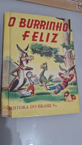 Raro livro infantil década de 50 Burrinho Feliz