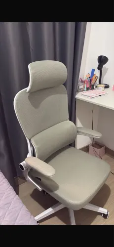Cadeira Escritório Ergonômica Genebra G500 Luvinco Cor Cinza Com Suporte Lombar Estofado