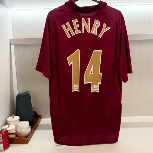 RARIDADE- Arsenal Home 2005/06 Highbury - Original de época e impecável 
