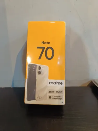 Realme note 70 256gb 8ram novo lacrado 