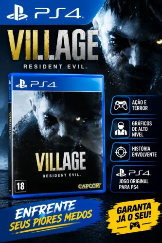 Jogo Resident Evil Village PS4 Lacrado