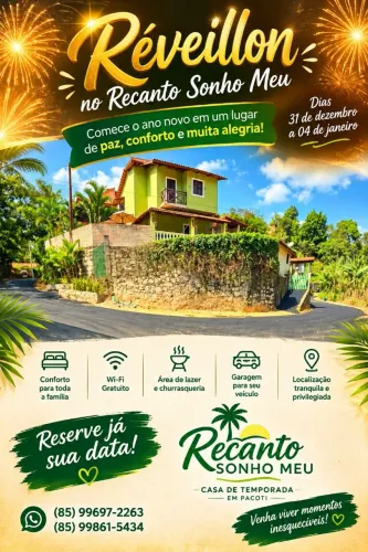 Recanto sonho meu- Pacoti- Ce