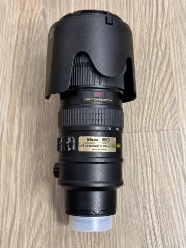 Lente Nikon AF-S 70-200mm f/2.8G ED VR - Profissional + Case Original