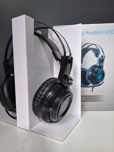 Fone Headset C/ Microfone Gamer P2+usb H200 Led