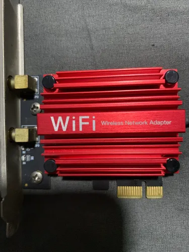 Placa de Rede Wi-Fi 6 AX1800 PCIe PCE-AX1800S para PC Gamer
