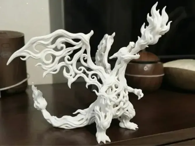 Charizard Elemental :Arte Voronoi