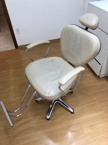 Cadeira hidráulica encosto reclinável maquiador/designer de sobrancelhas